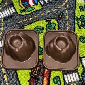 Brown Plastic Volcanos for Imaginary Play